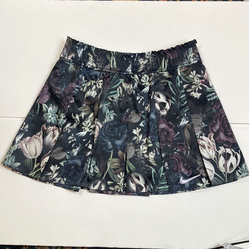 🍄Nike DRI-Fit Flex Floral Pleated Tennis Skirt - Picture 2 of 15